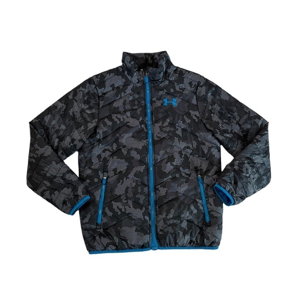 Under Armour Cold Gear Puffer Jacket Size YLG - Picture 1 of 17